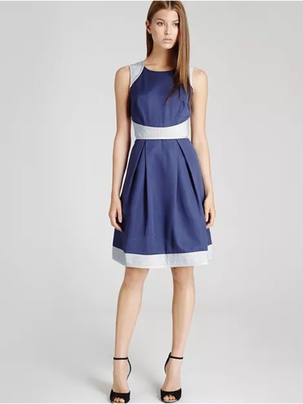 $450 Reiss Teddy Contrasted Dress Size 2 Women’s